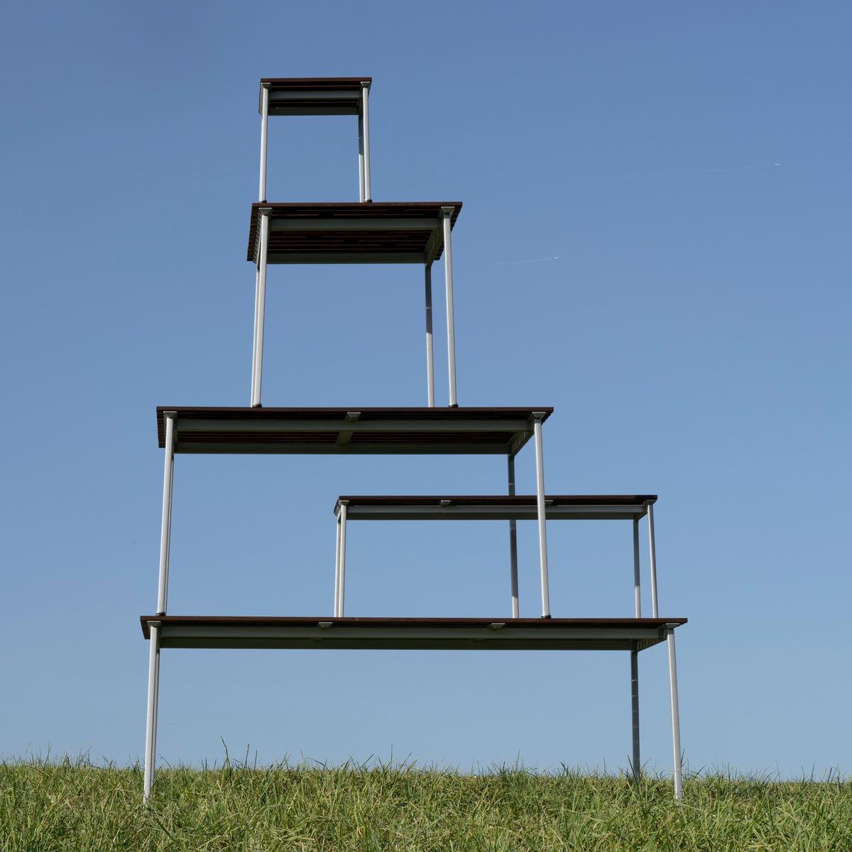HAY Traverse Stool Outdoor Hocker Esche geölt / Aluminium
