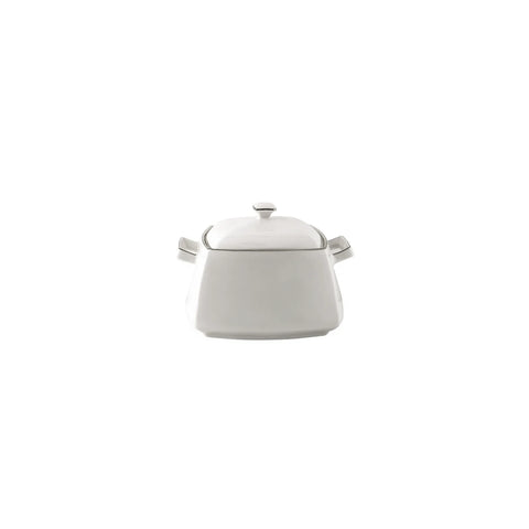 Karaca Talia Cream 60-delige Tafelservies Set voor 12 Personen – Platina, Vierkant